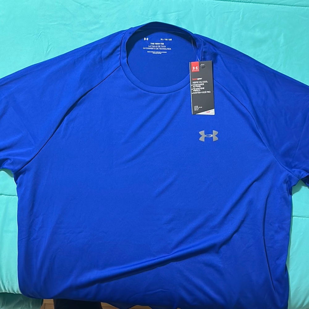 Under Armour Blue Performance Short Sleeve Tee